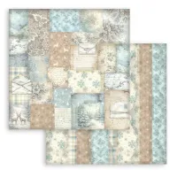 Stamperia White Christmas 12x12 Paper Pack Cristina Radovan (SBBL191)
